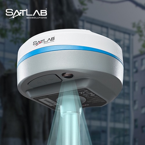 SATLAB SL7 GNSS 증강현실을 시각화한 측설